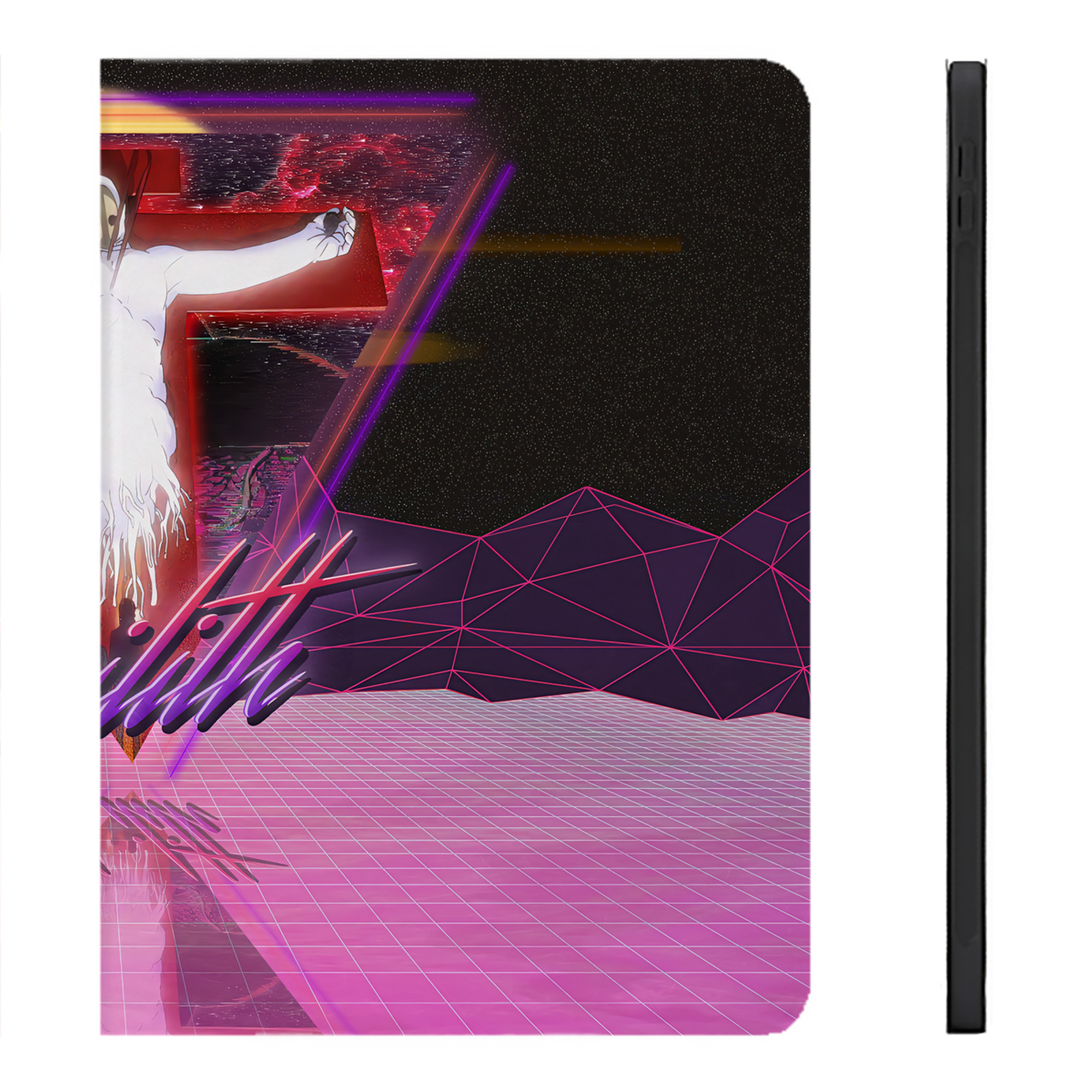 （画像用） EVA 新世紀エヴァンゲリオン IPadケース ペンホルダー付き ブックスタイルデザイン